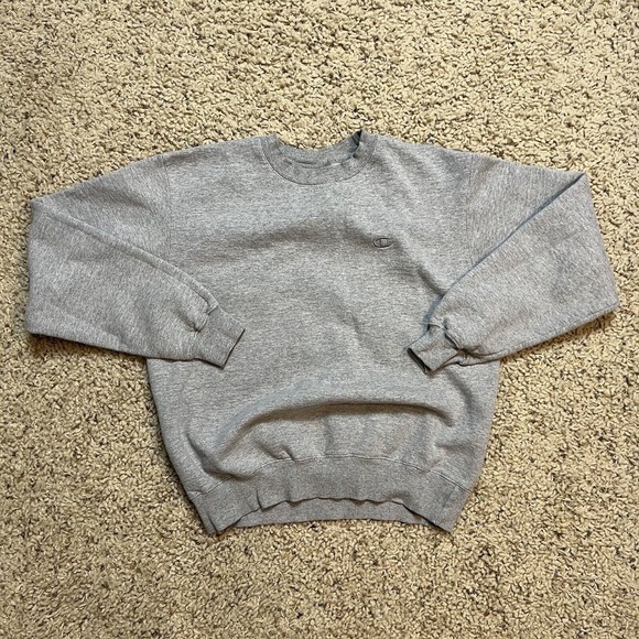 Champion Other - Champion Crewneck Sweatshirt Men’s Size Medium Gray Pullover Fleece Basic Skater